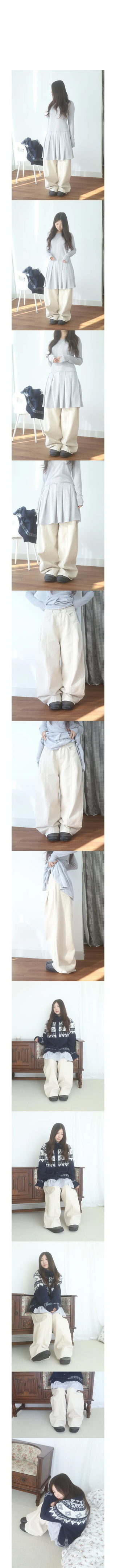 beni pintuck pants