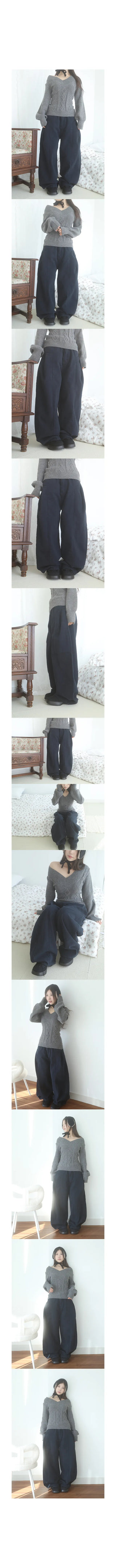 beni pintuck pants