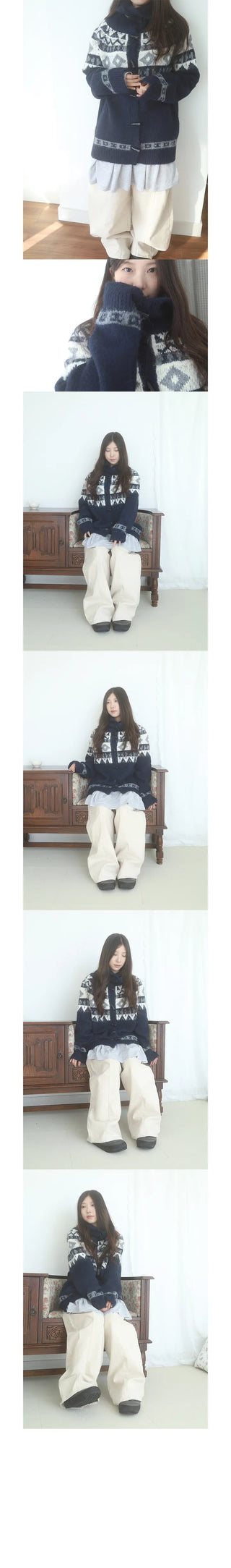 amone duffle cardigan