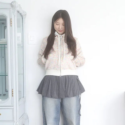 suiren flower zipup