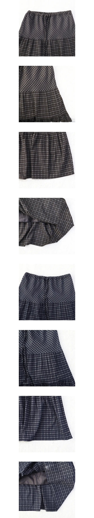 lapie check skirt