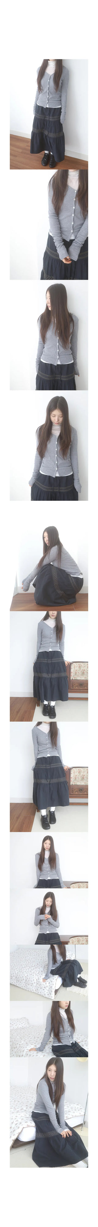lorea button cardigan
