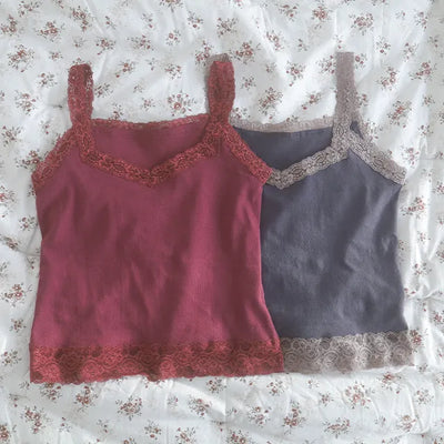 lace roze top