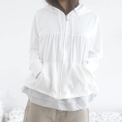 kiyune lace zipup