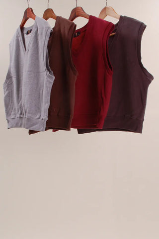 Fleece basic vest