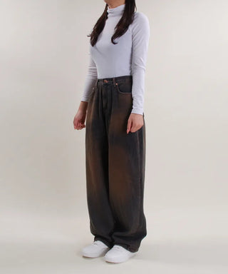 Bread fleece wide pants