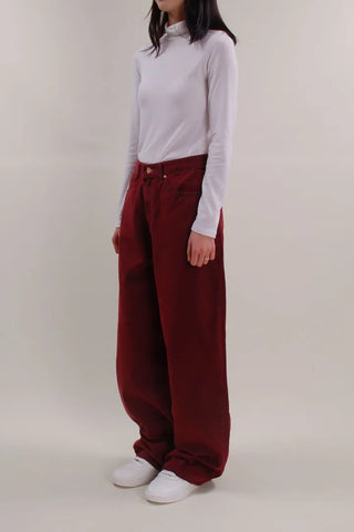 Deep Tint Wide Denim Pants