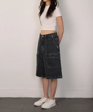 Flap Pocket Bermuda Pants