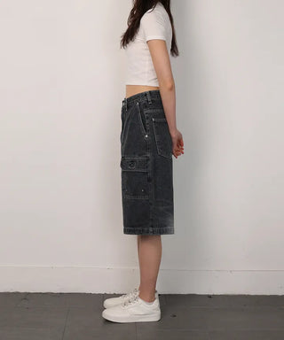 Flap Pocket Bermuda Pants