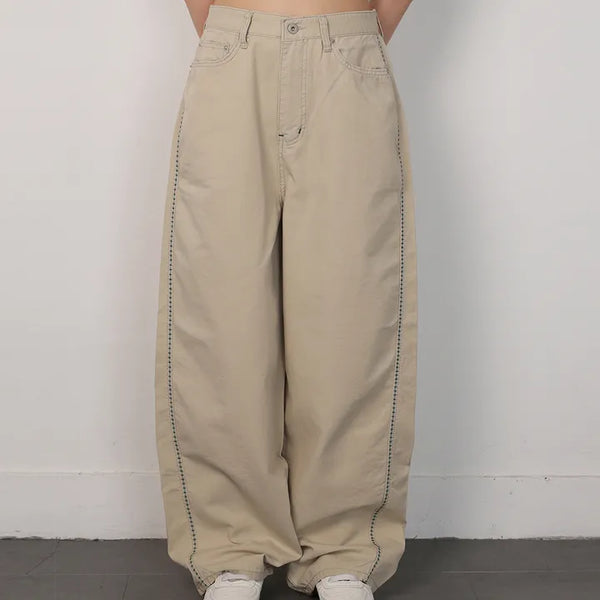 Handle Stitch Wide Pants