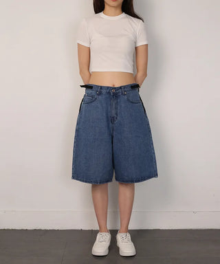 Mesh Wing Half Jeans
