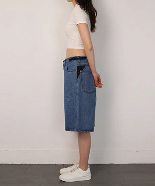 Mesh Wing Half Jeans