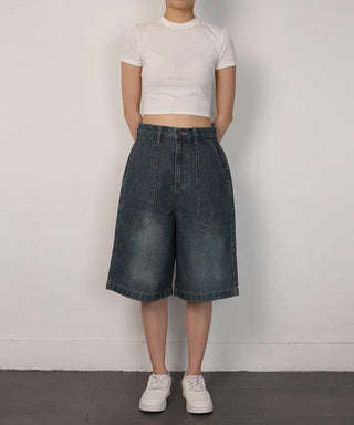 Vintage Big Bermuda Pants