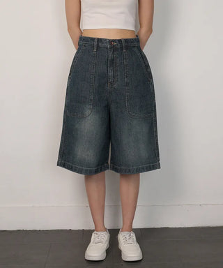 Vintage Big Bermuda Pants