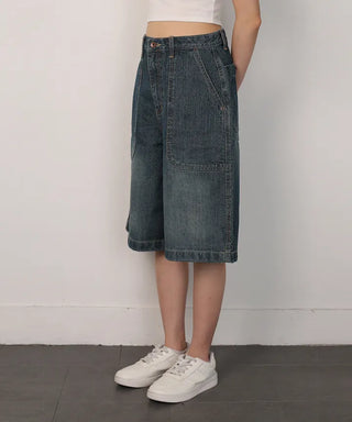 Vintage Big Bermuda Pants