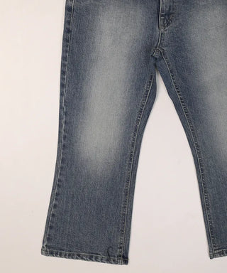 Capri Wide Denim Pants