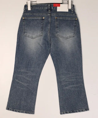 Capri Wide Denim Pants