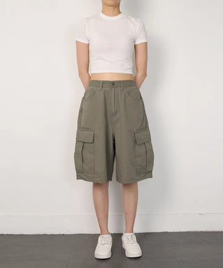 Lip Cargo Bermuda Pants