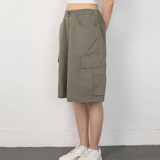 Lip Cargo Bermuda Pants