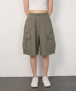 Lip Cargo Bermuda Pants