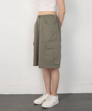 Lip Cargo Bermuda Pants