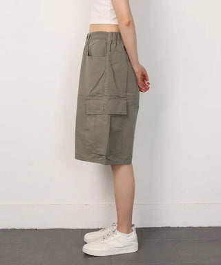 Lip Cargo Bermuda Pants