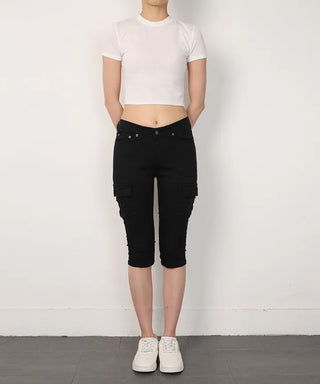 Cargo Capri Pants