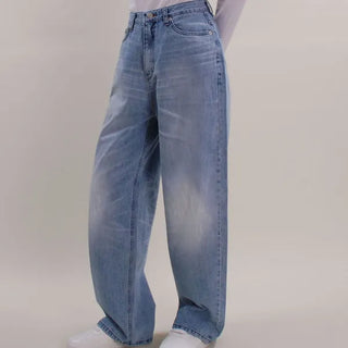 Nudie Cat Light Blue Wide Pants