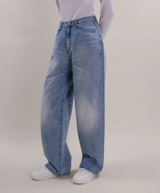 Nudie Cat Light Blue Wide Pants