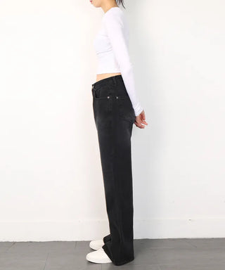 Boyfit Black Bootcut