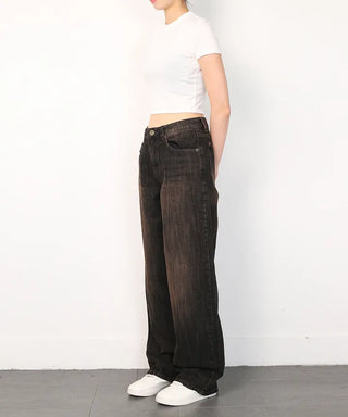 Heavy Worm Golden Wide Pants