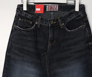 New Low Straight Denim Pants