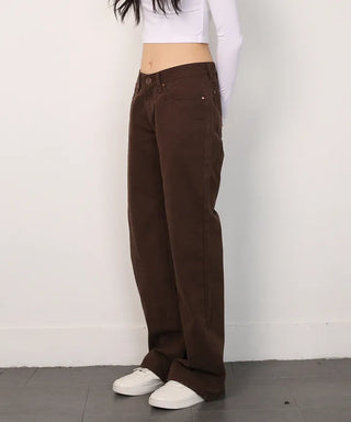 Veil Check Straight Pants