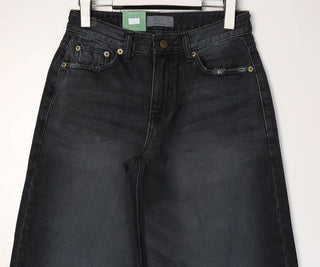 Vintage Black Dyed Wide Pants