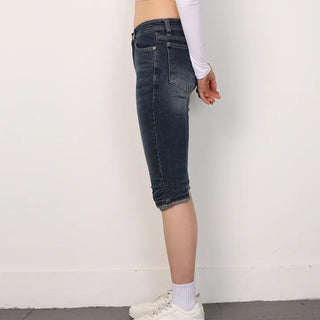 Shirring Capri Pants