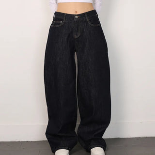 Non-Fade Slub Low Wide Pants