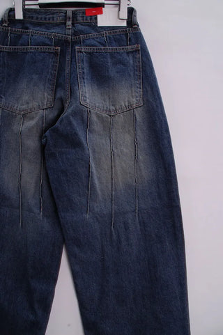 Vintage Pintuck Wide Pants