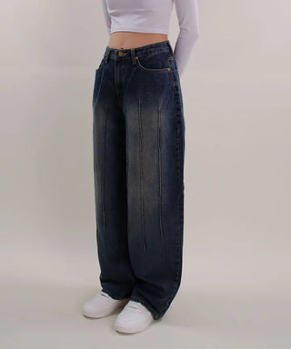 Vintage Pintuck Wide Pants