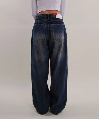 Vintage Pintuck Wide Pants