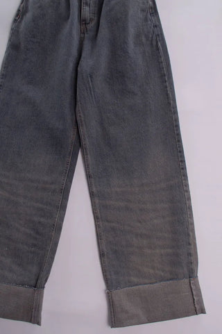 Tiger Roll-up Denim Pants