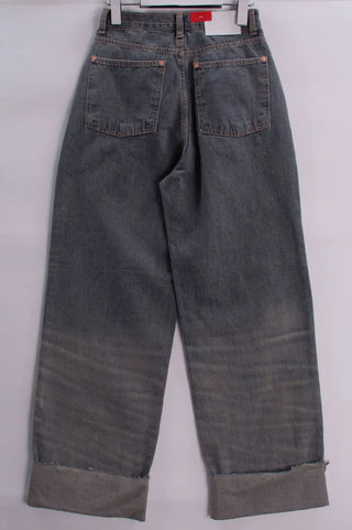 Tiger Roll-up Denim Pants