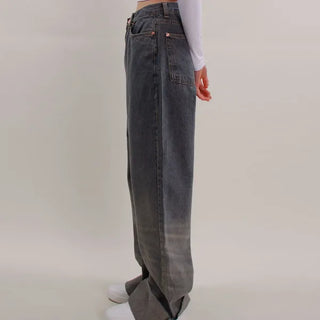 Tiger Roll-up Denim Pants