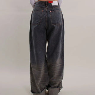 Tiger Roll-up Denim Pants