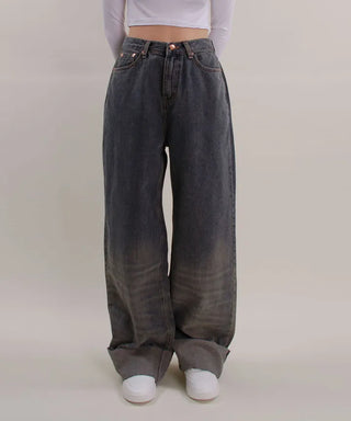 Tiger Roll-up Denim Pants