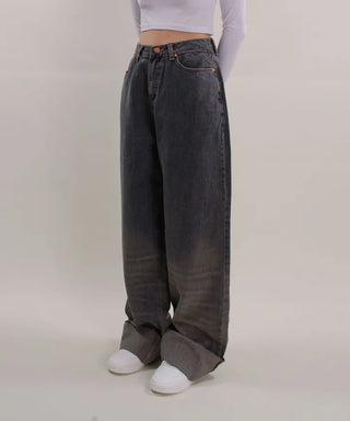 Tiger Roll-up Denim Pants