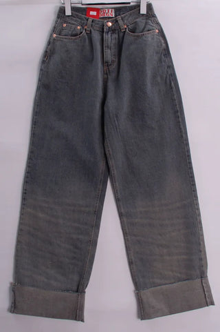 Tiger Roll-up Denim Pants