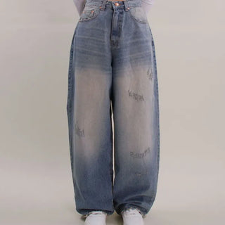 Scratch Jeans Light Blue Wide Denim Pants