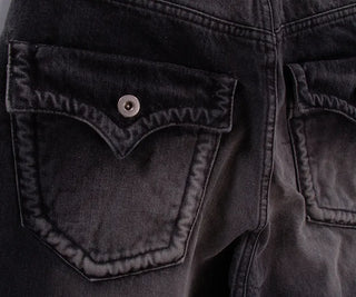 Rope Wide Denim Pants