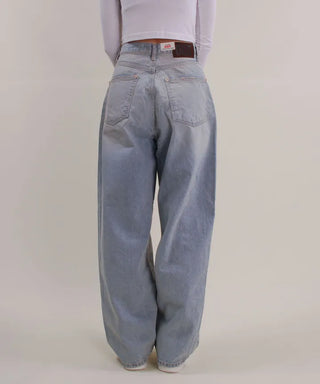 Bright Light Blue Wide Denim