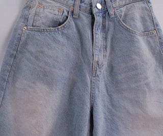Bright Light Blue Wide Denim